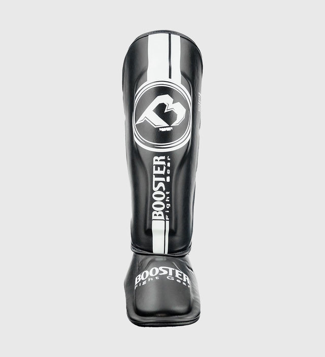 Booster Kickboks Scheenbeschermers Dominance - Zwart/Wit - Scheenbeschermers