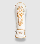 Booster Kickboks Scheenbeschermers Kids Elite V2 - Wit/Goud - Scheenbeschermers