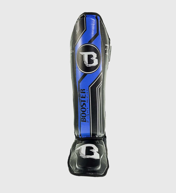 Booster Kickboks Scheenbeschermers V9 - Zwart/Blauw