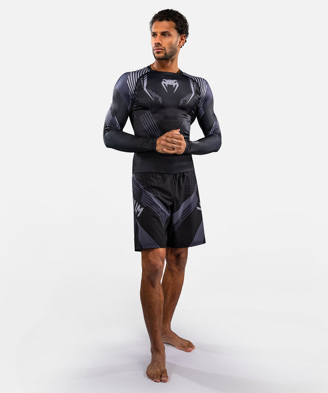 Rashguard Venum No-Gi 6.0 Manches longues – Noir/Gris