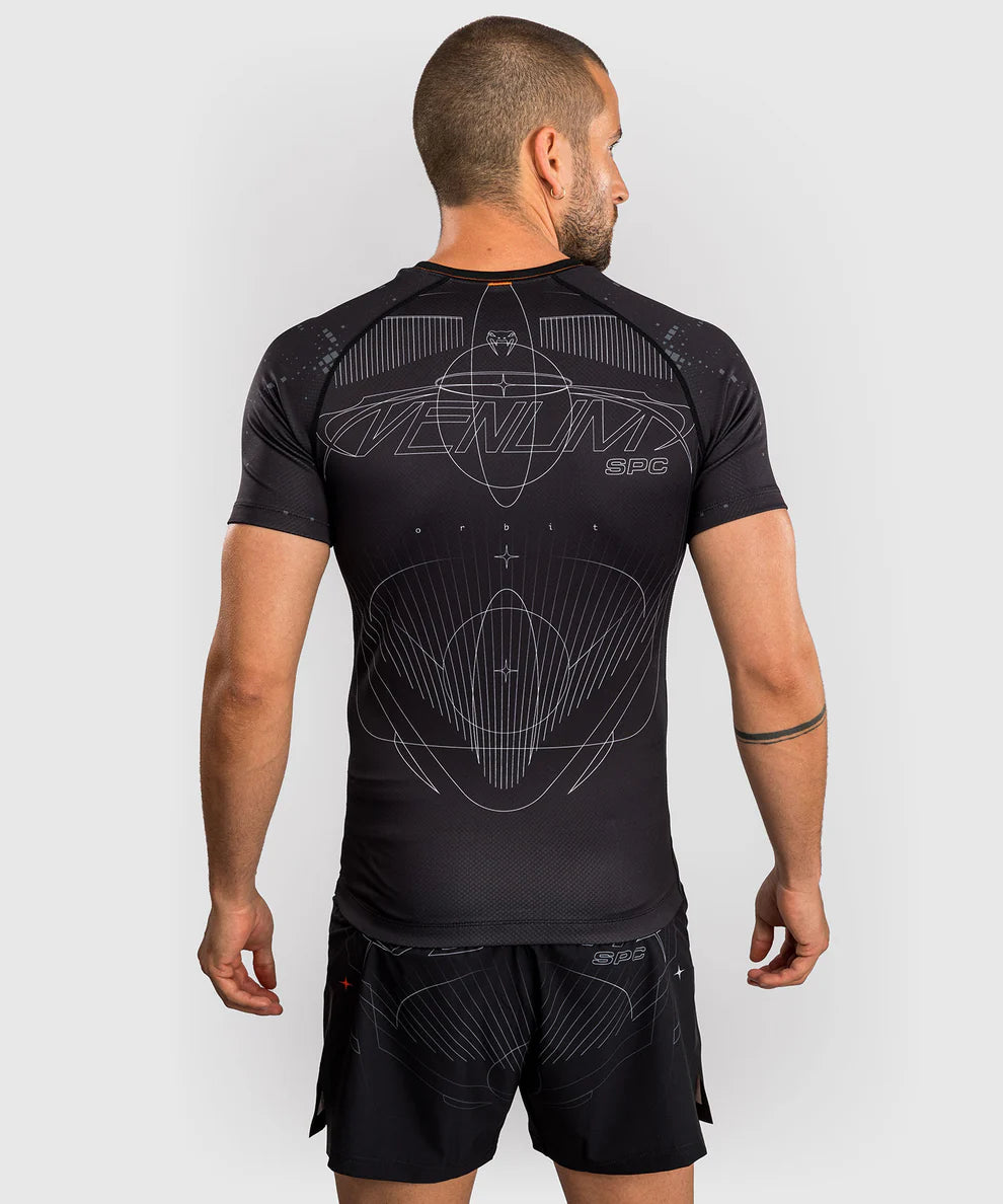 Venum Rashguard Korte Mouwen Eclipse - Zwart