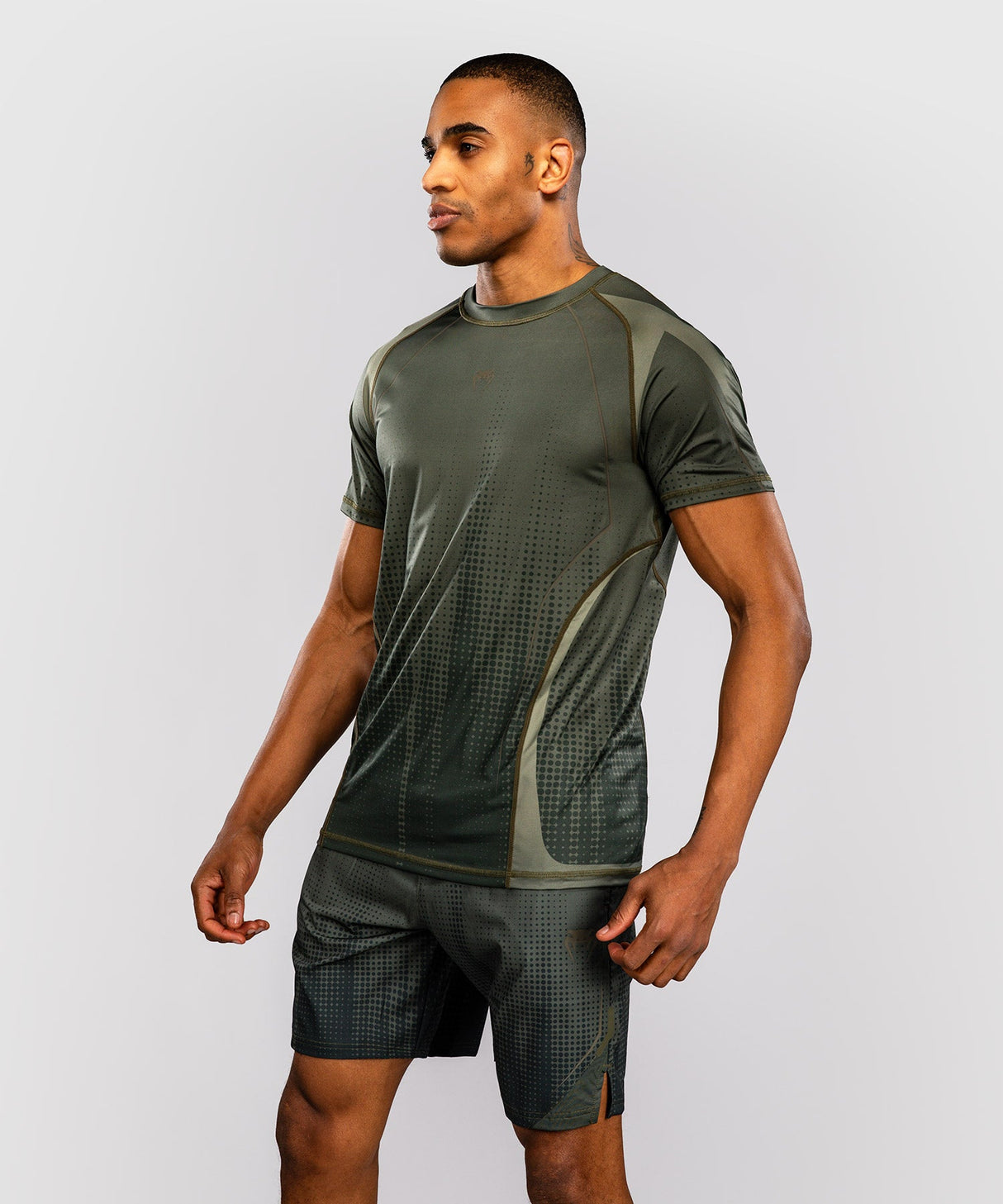Venum T-Shirt Stealth - Kaki/Donkergroen