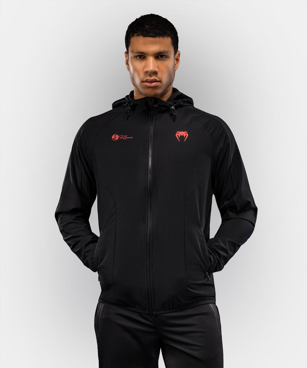 Venum x Roger Gracie Jas Signature - Zwart/Rood