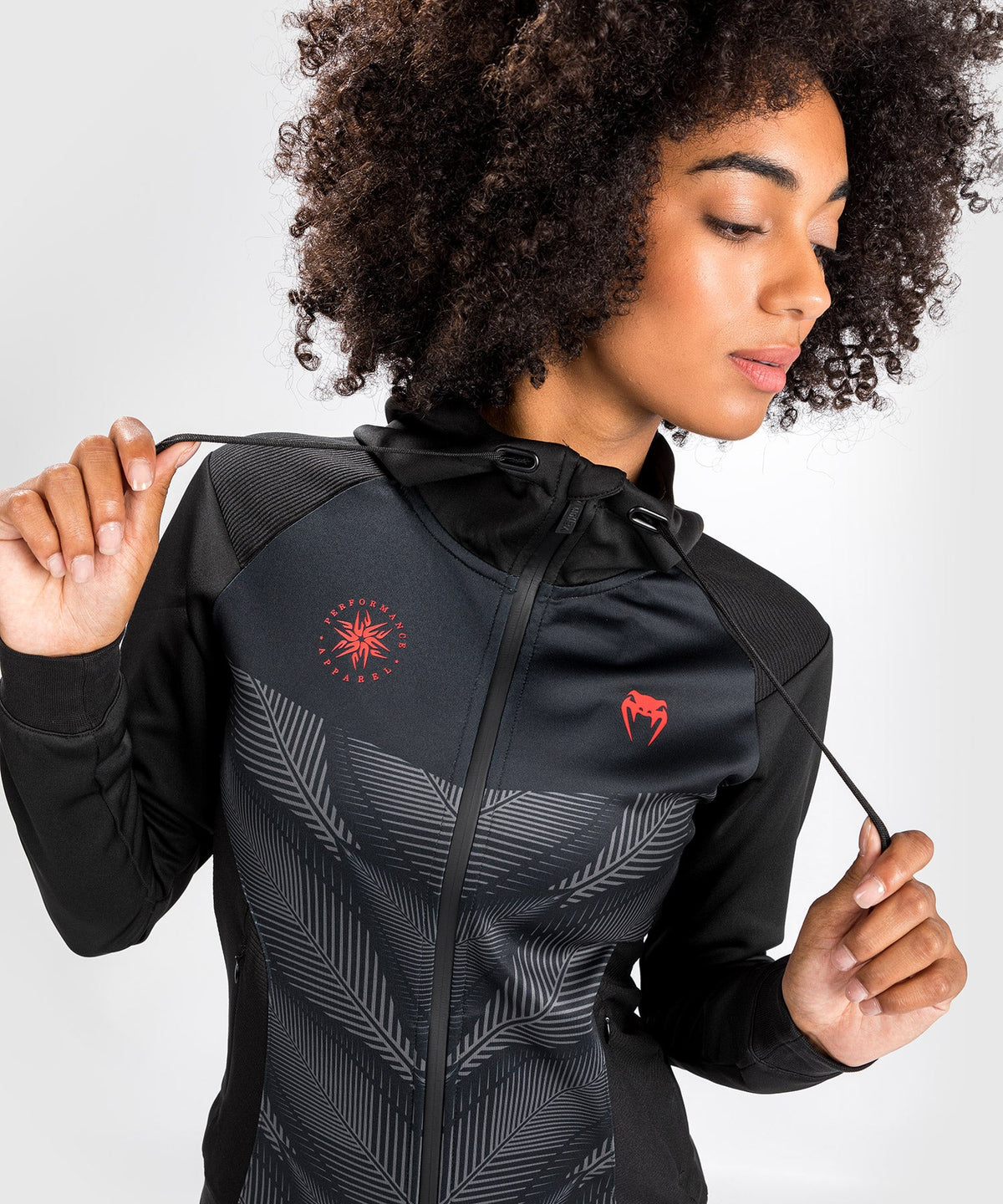 Venum Hoodie Phantom - Zwart/Rood