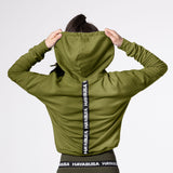 Hayabusa Hoodie Cozy Fleece Dames - Olijfgroen