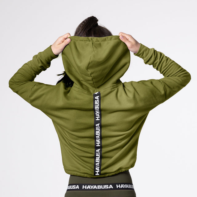 Sudadera Hayabusa Cozy Fleece Mujer - Verde oliva