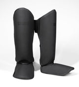 Caged Kickboks Scheenbeschermers Shadow - Zwart/Zwart - Scheenbeschermers