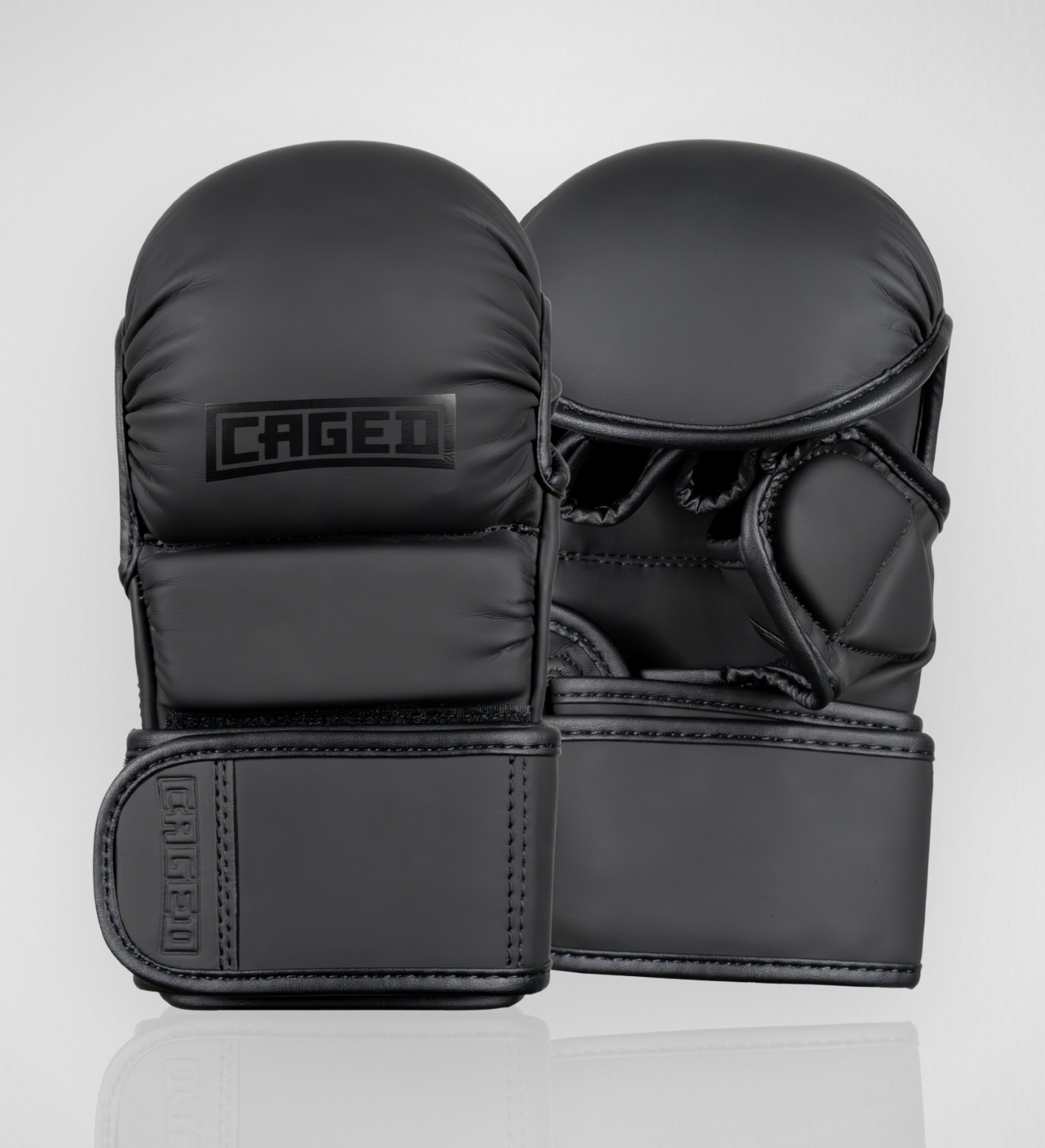 Caged MMA Handschoenen Shadow Sparring - Zwart/Zwart - MMA Handschoenen