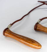 Caged Premium Leren Springtouw - Bruin - Springtouw