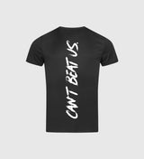 Caged T-Shirt Active Dry Victory - Zwart/Wit - T-Shirt