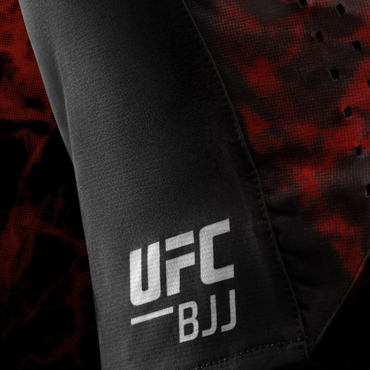Hayabusa x UFC BJJ MMA Shorts Dames - Zwart/Rood