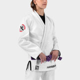 Hayabusa BJJ Gi Jas Valor Lightweight Dames - Wit
