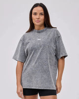 Caged Classic T-shirt - Washed Grijs