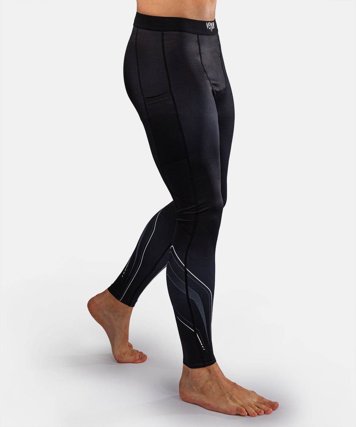 Venum Compressiebroek Streamline - Zwart/Wit