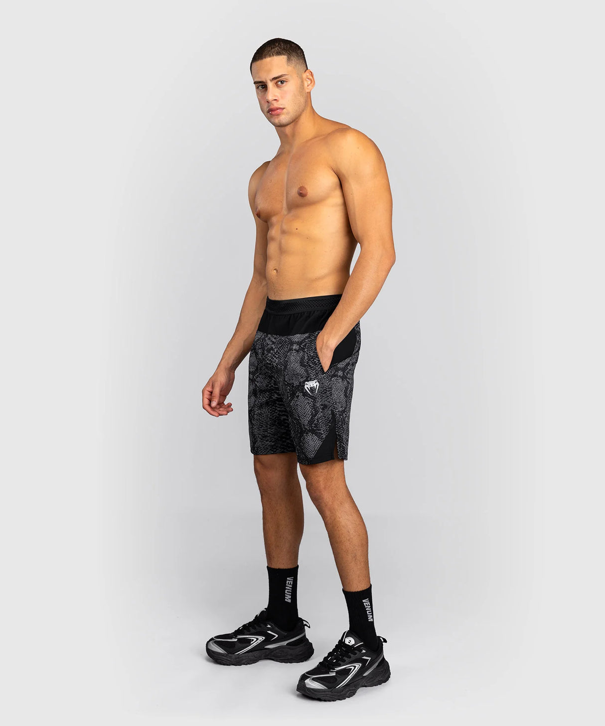 Venum Training Shorts G-Fit Scales - Zwart/Grijs