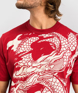Venum T-shirt Dragon's Flight - Rood/Crème Wit