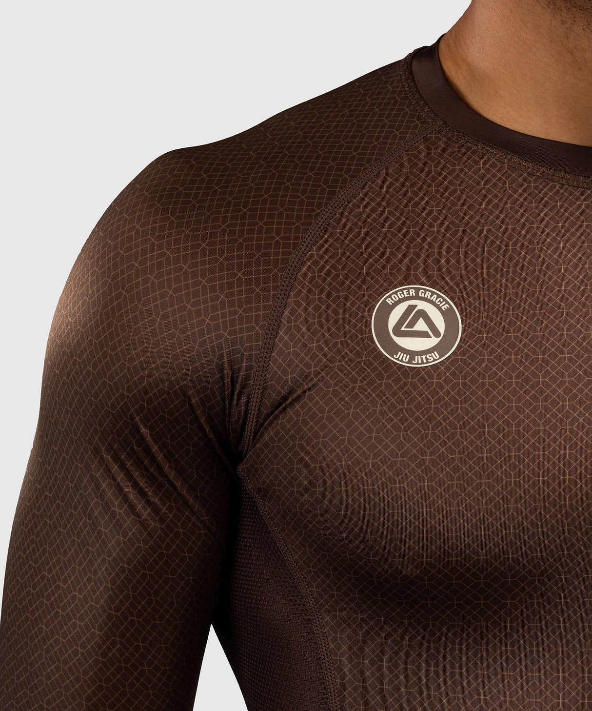 Venum Rashguard x Roger Gracie Academy - Donkerbruin