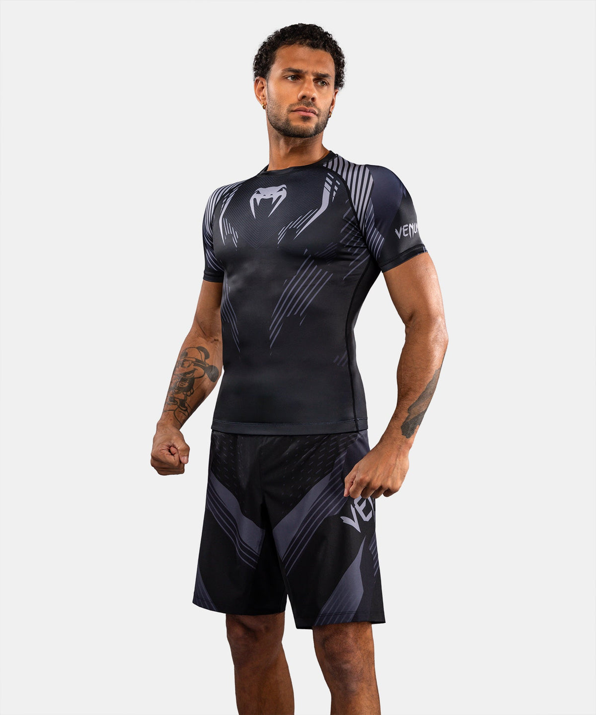 Venum Rashguard No-Gi 6.0 - Zwart/Grijs
