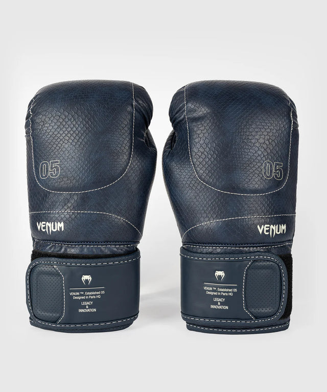 Venum Bokshandschoenen Impact Evo Scales - Nachtblauw