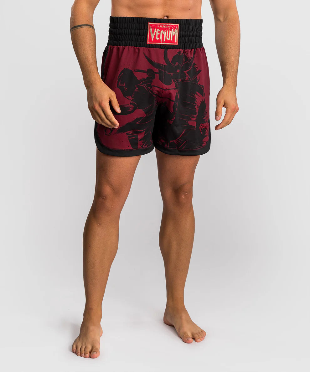 Venum x Assassin's Creed Shadows Boksbroek - Burgundy/Zwart