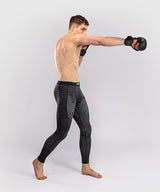 Venum Compressiebroek Midnight Fury - Zwart/Grijs/Zilver