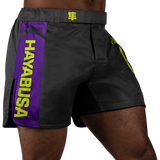 Hayabusa MMA Shorts Icon - Zwart/Neon