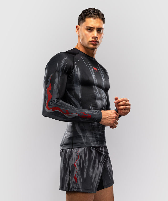 Rashguard Venum Demon Maniche Lunghe – Nero/Grigio