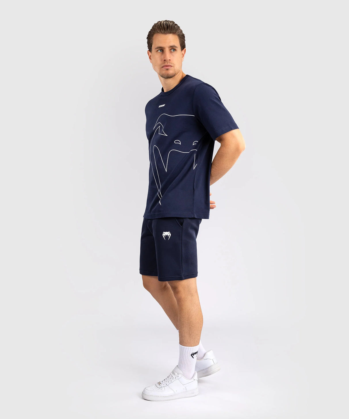 Venum T-shirt Giant Connect - Navy Blauw