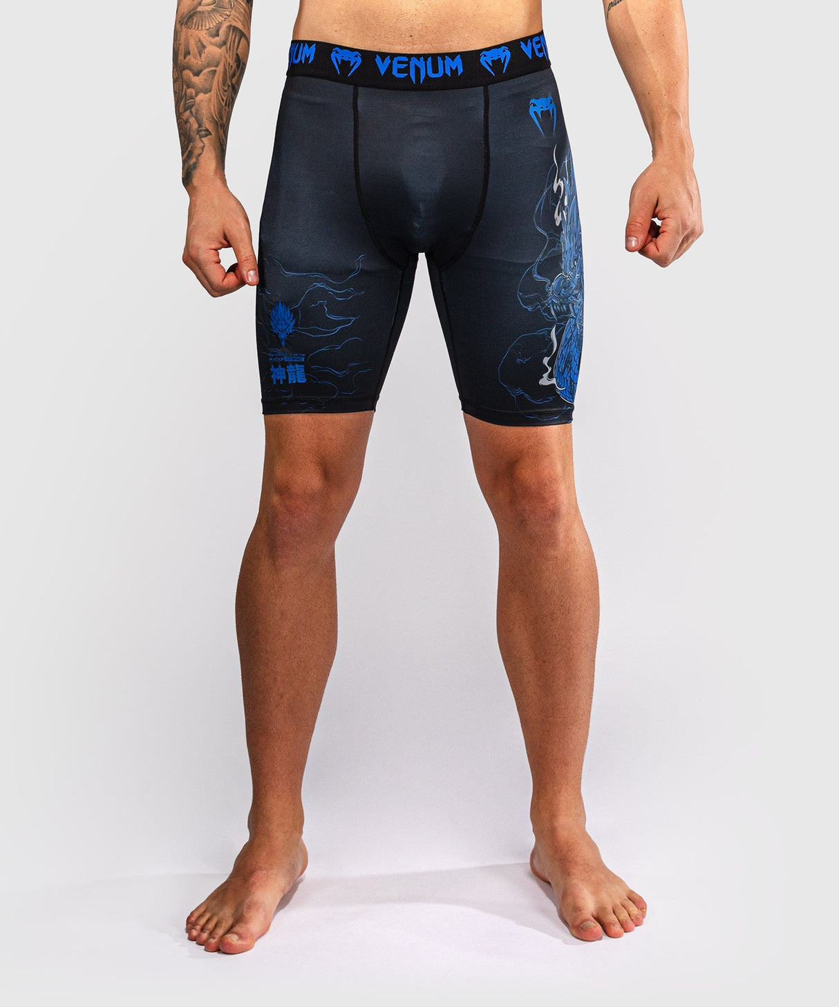Venum Compressiebroek Thunder Dragon - Zwart/Koningsblauw