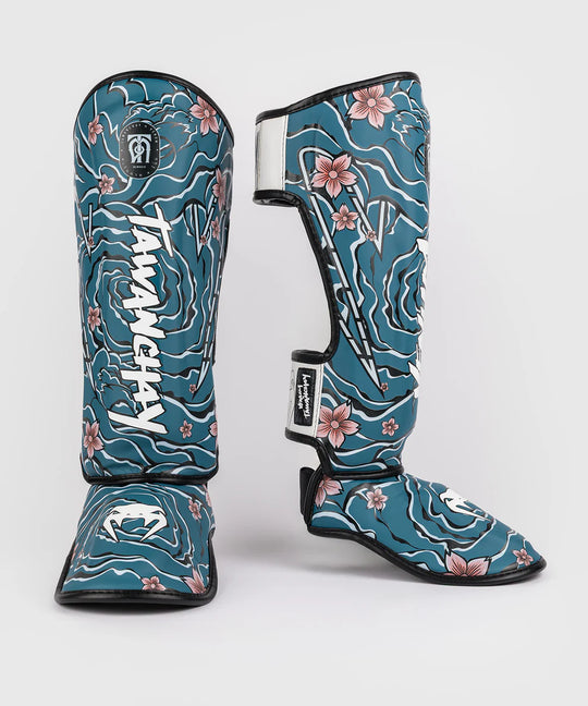 Venum x Tawanchay Kickboks Scheenbeschermers - Blauw