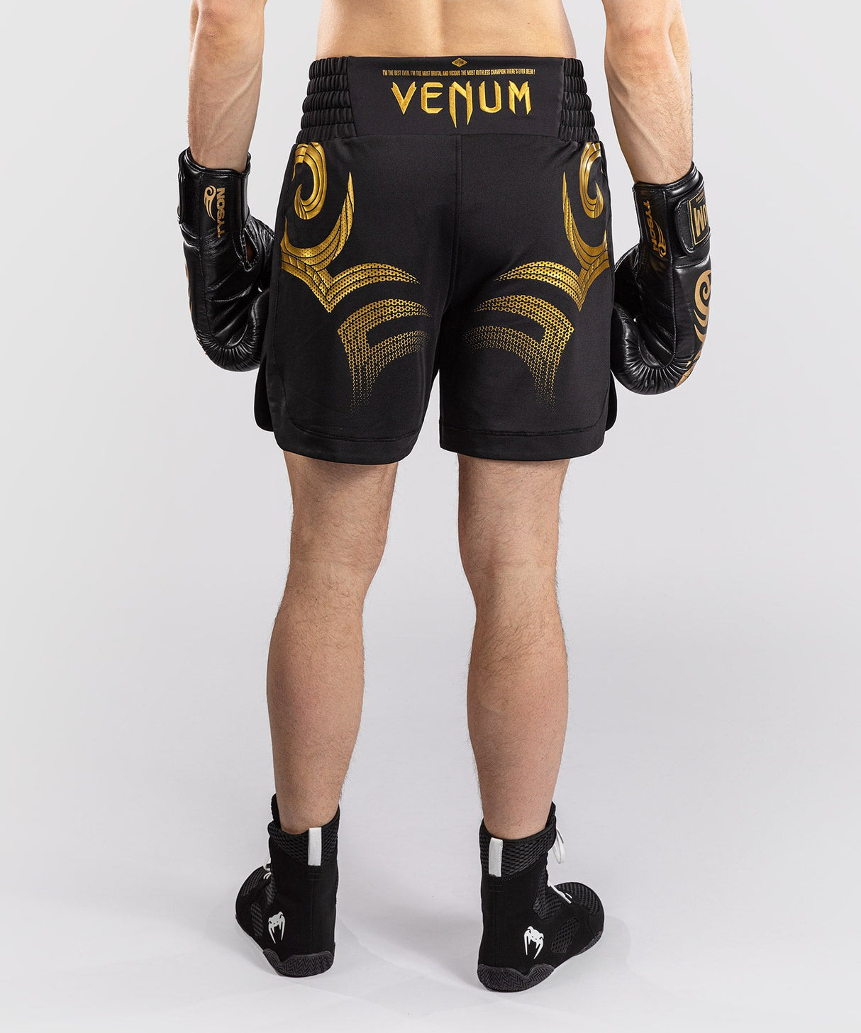 Venum x Mike Tyson Tiger Boksshort - Zwart/Goud