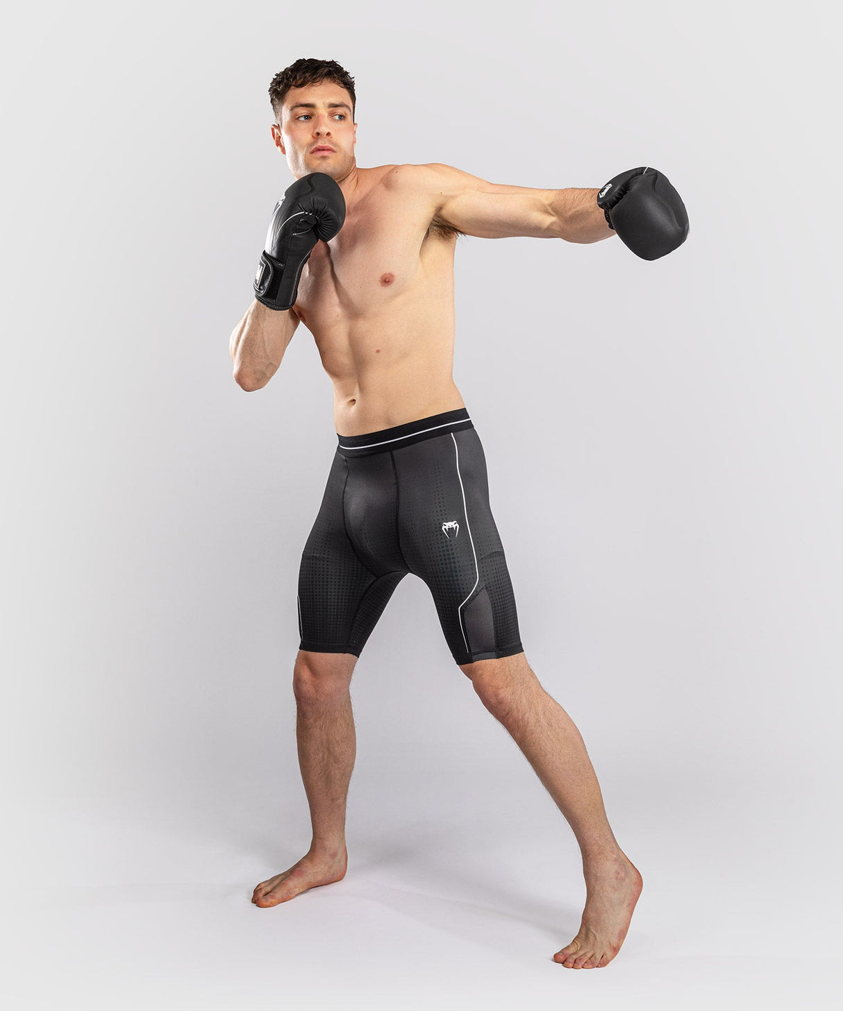 Venum MMA Shorts Stealth - Zwart/Wit