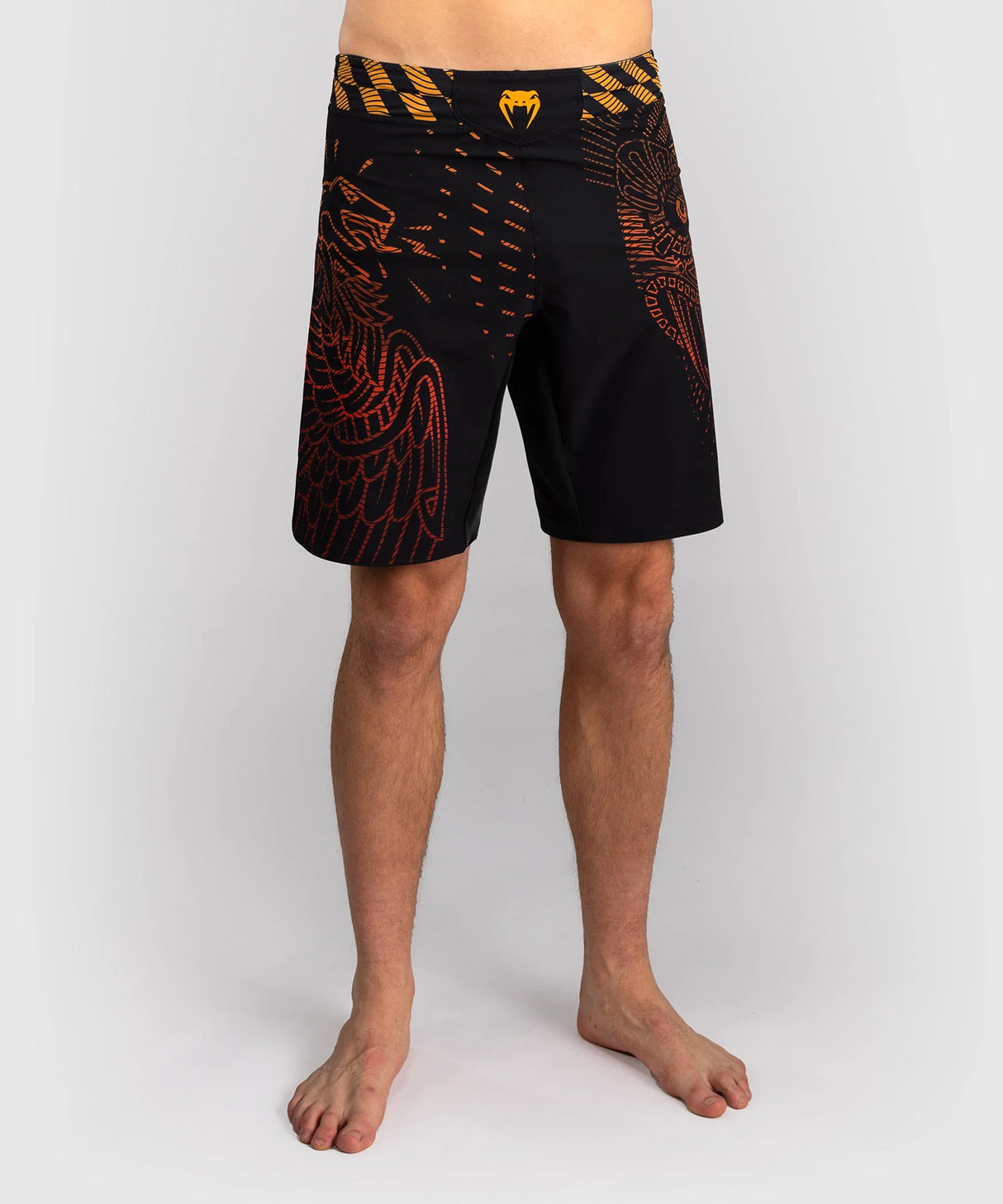 Venum MMA Shorts Quetzal Fury - Zwart/Rood/Goud