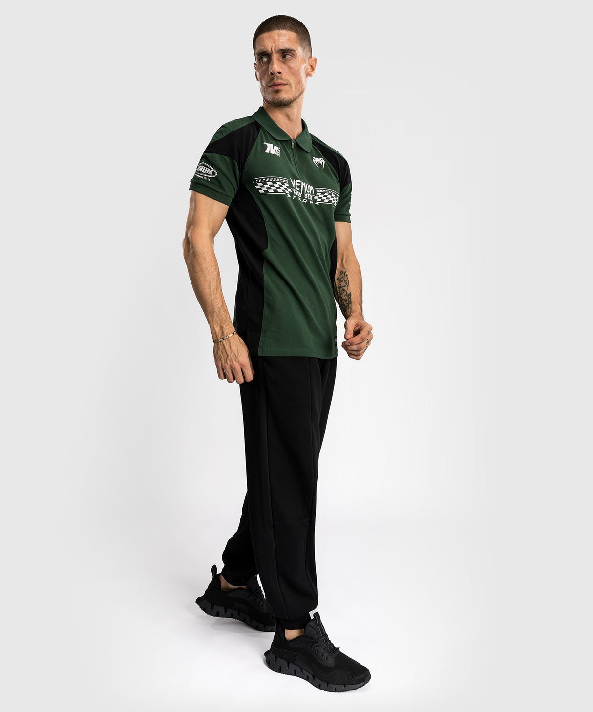 Venum Motorsport Polo - Diep Groen