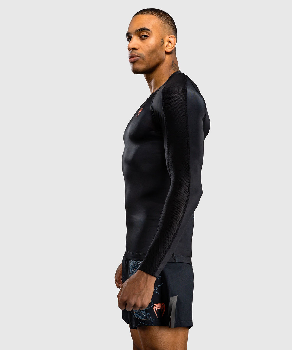 Venum Rashguard Thunder Dragon - Zwart/Grijs/Koper