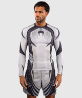Venum Rashguard Galactic 3.0 - Offwhite/Zwart
