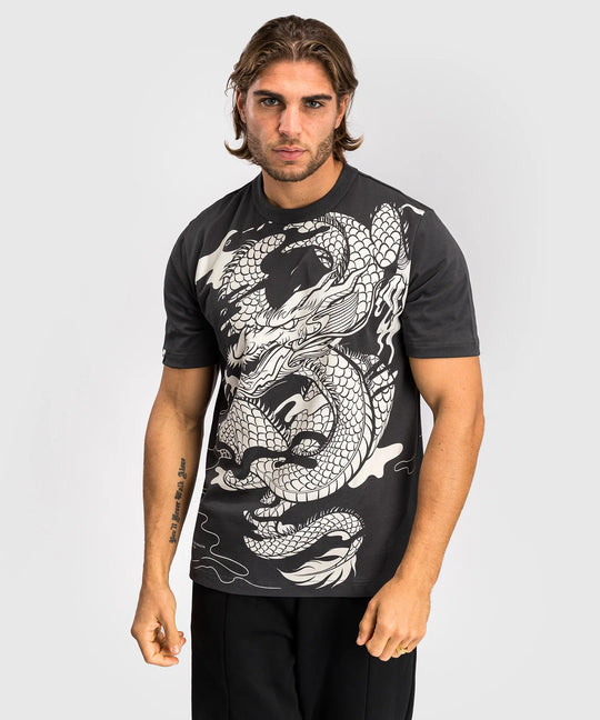 Venum T-shirt Dragon's Flight - Grijs/Crème Wit