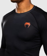 Venum Rashguard Thunder Dragon - Zwart/Grijs/Koper