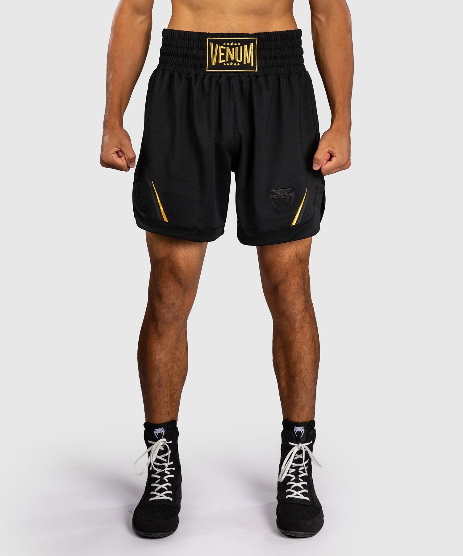 Calções de boxe Venum G-Core – Preto/Ouro