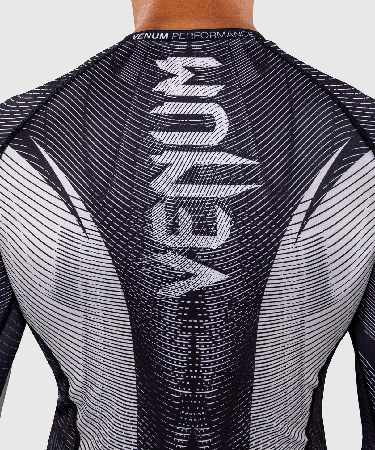 Venum Rashguard Galactic 3.0 - Offwhite/Zwart