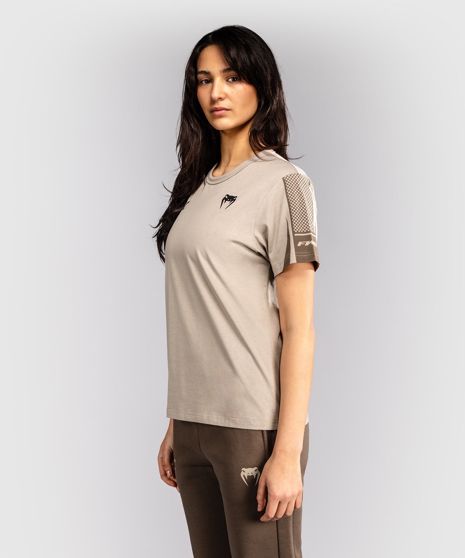 Venum UFC T-Shirt Unity Dames Korte Mouwen - Zand