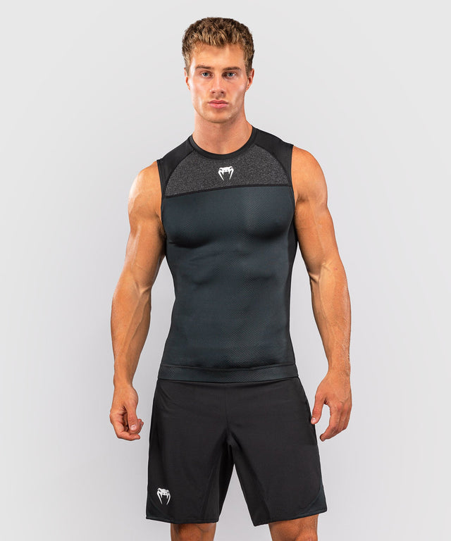 Venum Rashguard G-Fit Scale sem mangas – Preto