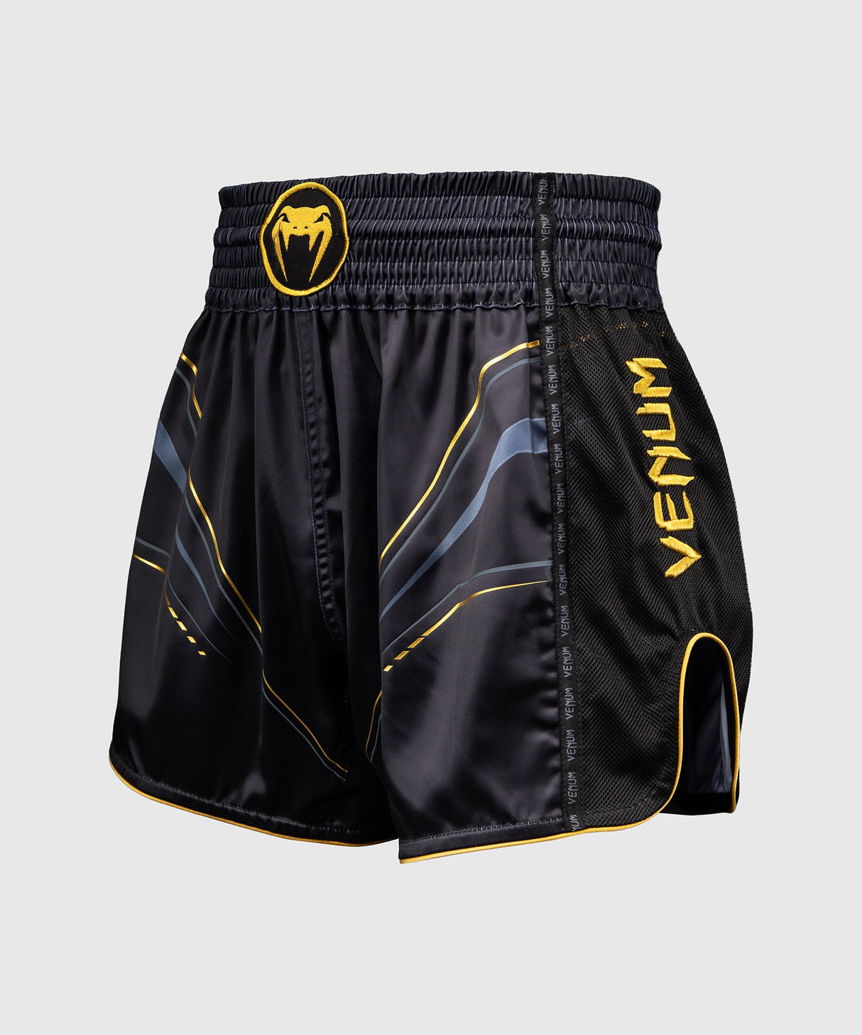Venum Muay Thai Shorts Streamline - Zwart/Goud
