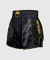 Venum Muay Thai Shorts Streamline - Zwart/Goud