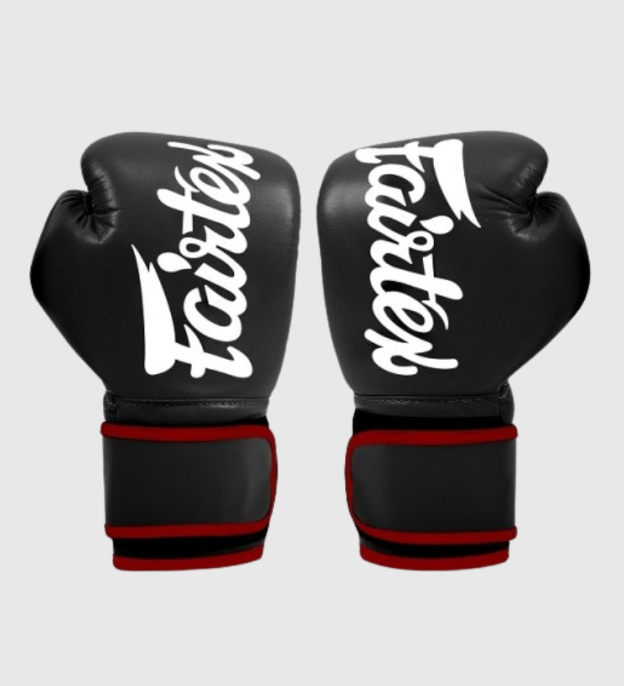 Fairtex (Kick)Bokshandschoenen BGV14 - Zwart/Wit/Rood - (Kick)Bokshandschoenen