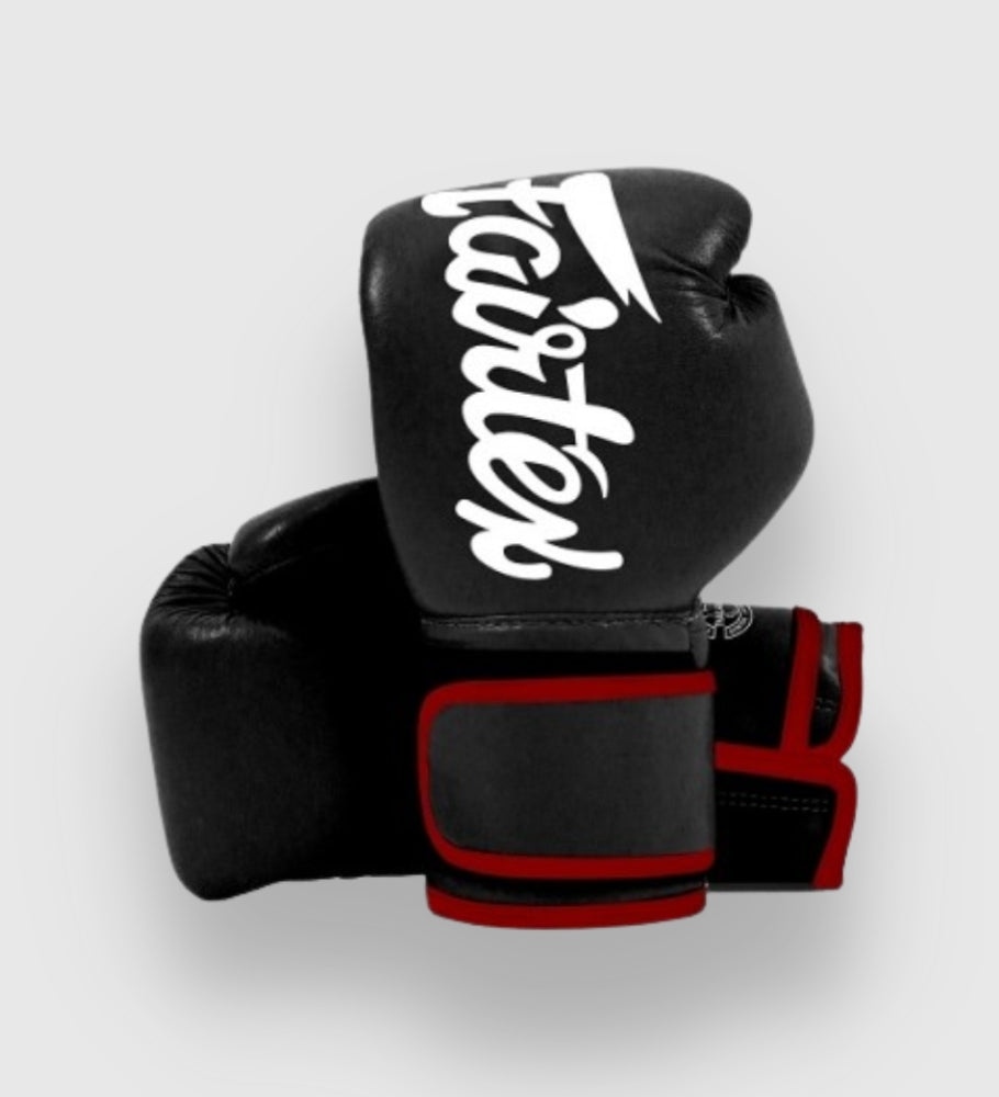 Fairtex (Kick)Bokshandschoenen BGV14 - Zwart/Wit/Rood - (Kick)Bokshandschoenen