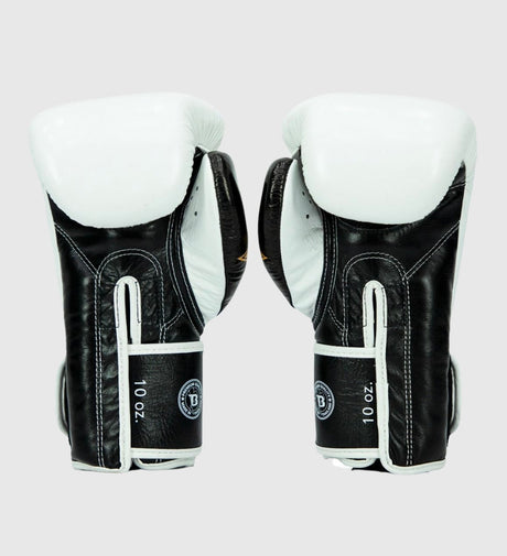 Fairtex (Kick)Bokshandschoenen FXB V2 - Wit/Zwart/Goud - (Kick)Bokshandschoenen