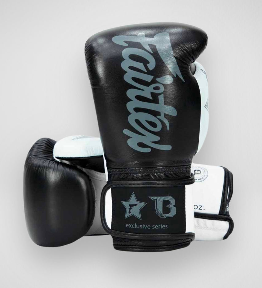 Fairtex (Kick)Bokshandschoenen FXB V2 - Zwart/Grijs/Wit - (Kick)Bokshandschoenen