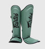 Fairtex Kickboks Scheenbeschermers FXB - Leger Groen/Zwart - Kickboks Scheenbeschermers