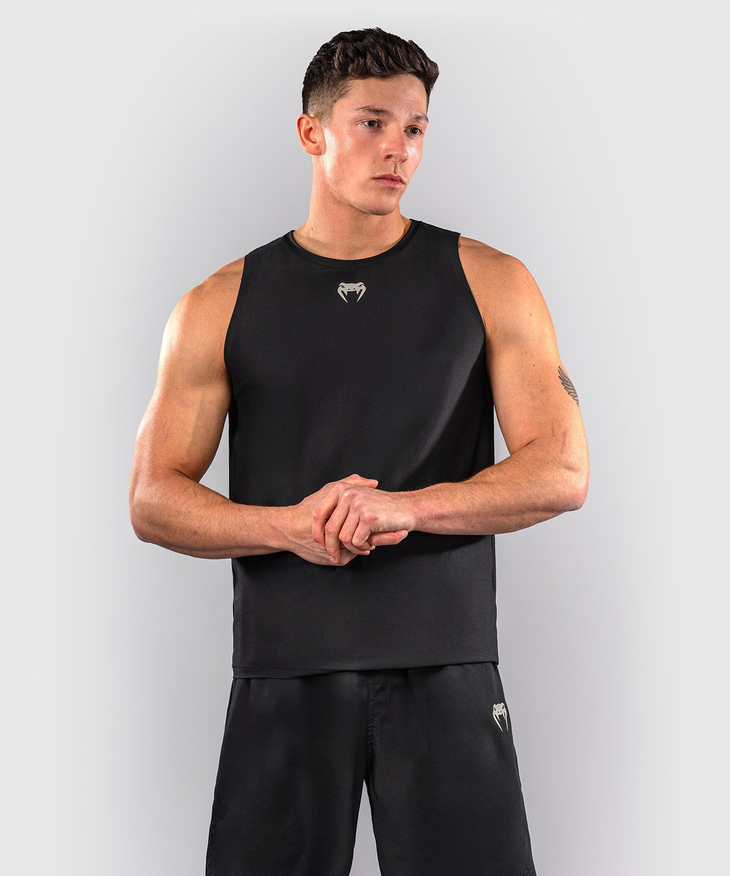 Camisola de alças Venum Lazer – Preto/Cinzento